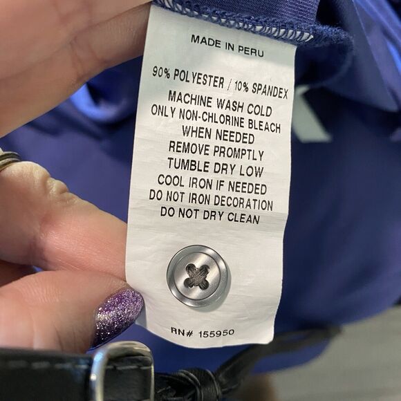 Greyson Polo Shirt Mens Size 2XL Navy Blue Short Sleeve Golf - Picture 7 of 7